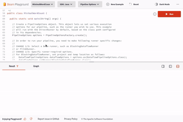 Apache Beam Playground